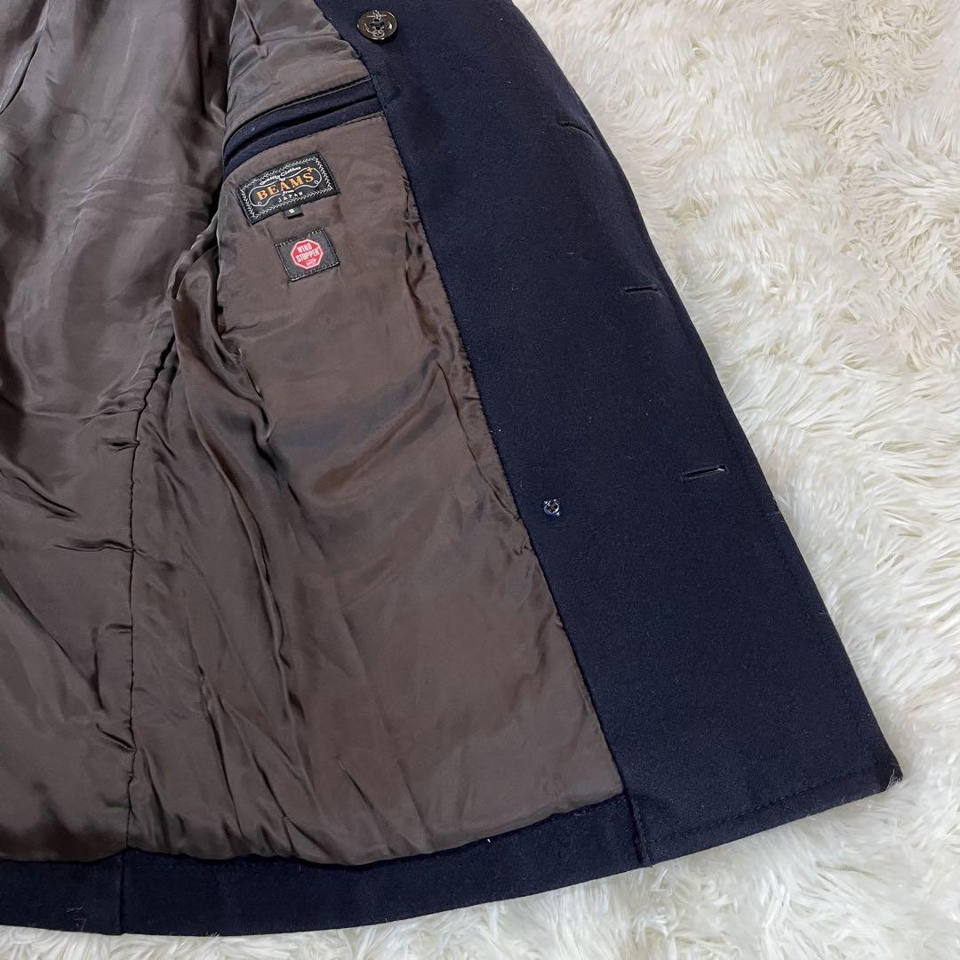 BEAMS+ ビームスプラス　Thermore ピーコート　ブラック　サイズS