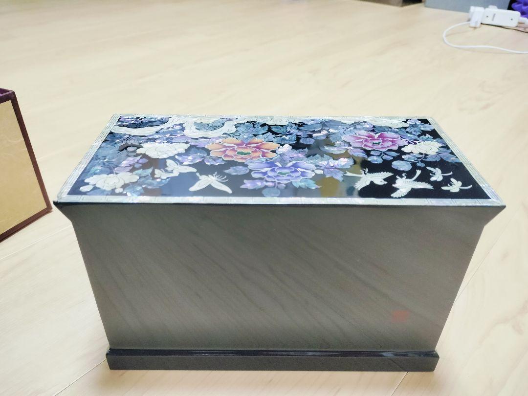 【伝統工芸】韓国 螺鈿細工 小物収納 アクセサリーボックス インテリア収納ケース