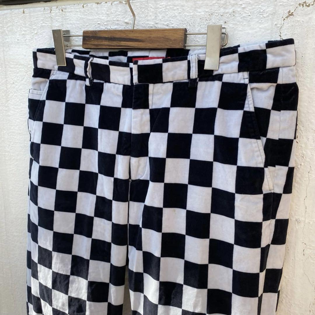 パンツ Supreme board checker pants