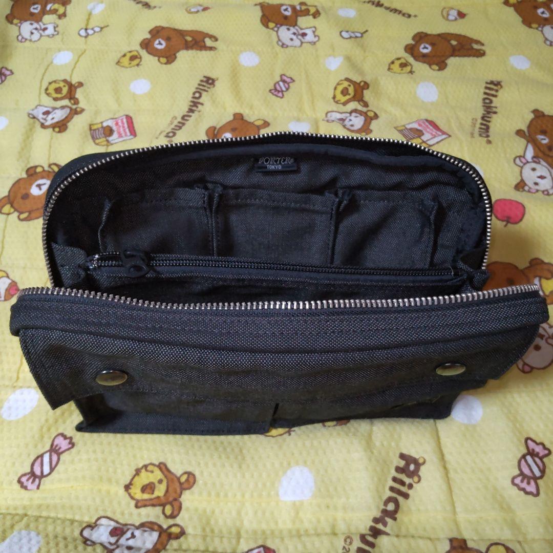 バッグ PORTER SMOKY 2WAY SHOULDER BAG BLACK