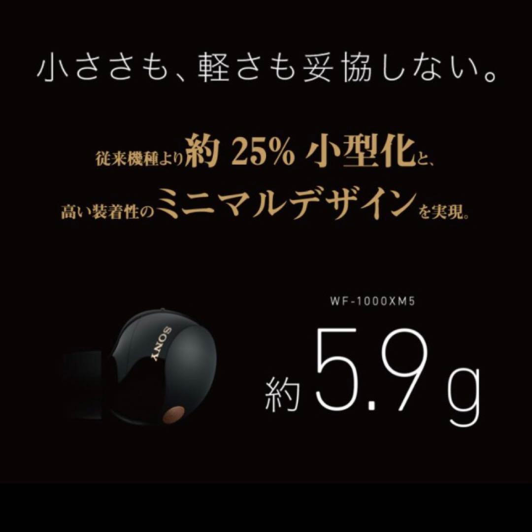 SONY WF-1000XM5 BC ワイヤレスノイズキャンセル ブラック SONY WF-1000XM5 BC ワイヤレスノイズキャンセル ブラック