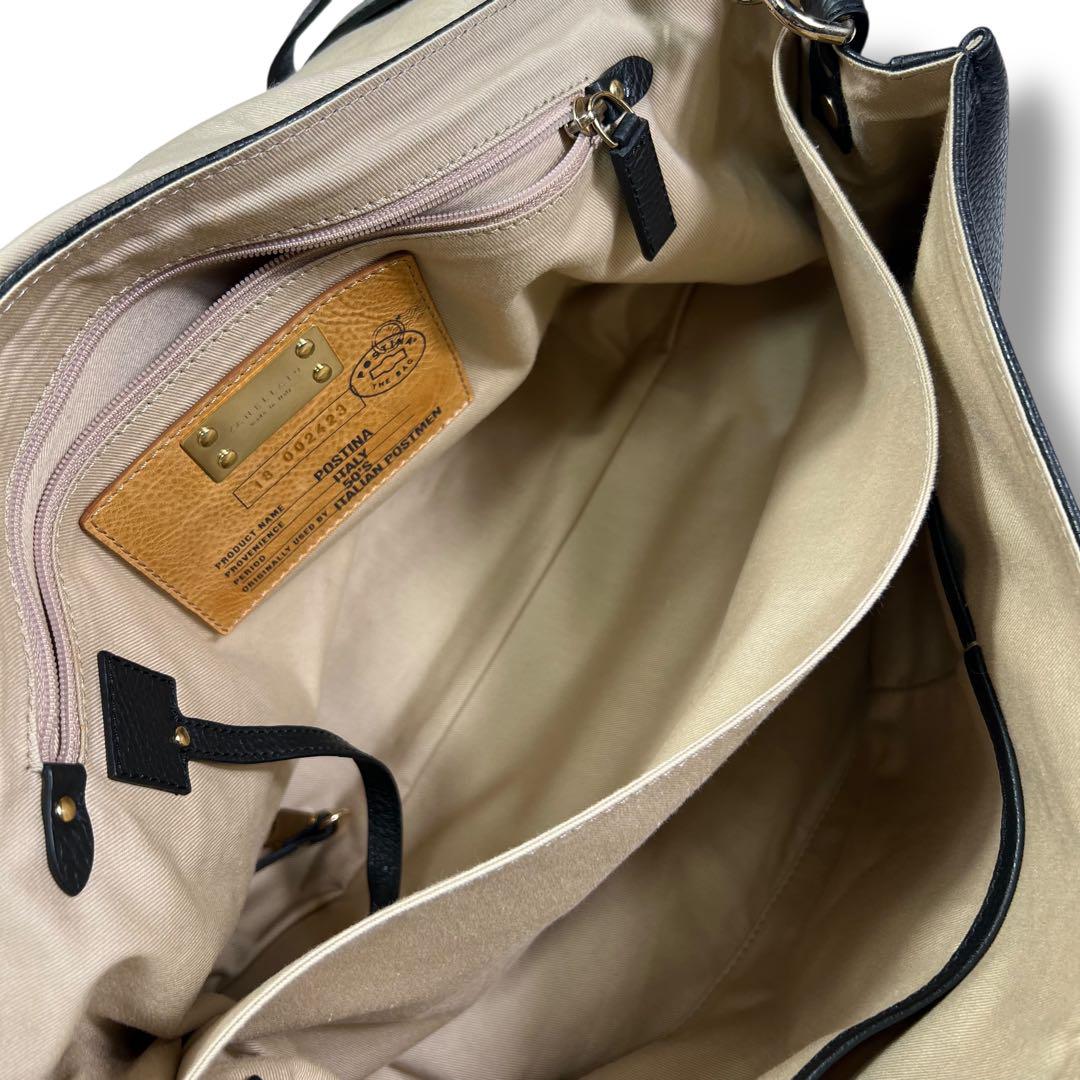 極美品 ZANELLATO ザネラート ポスティーナ 2way ショルダーバッグ