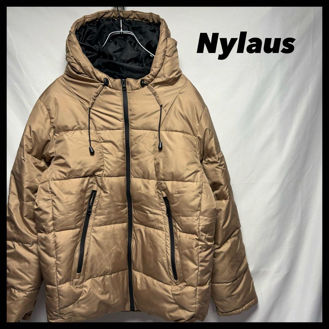 Nylaus 防風 撥水 ストレッチ フェイクダウンジャケット 34