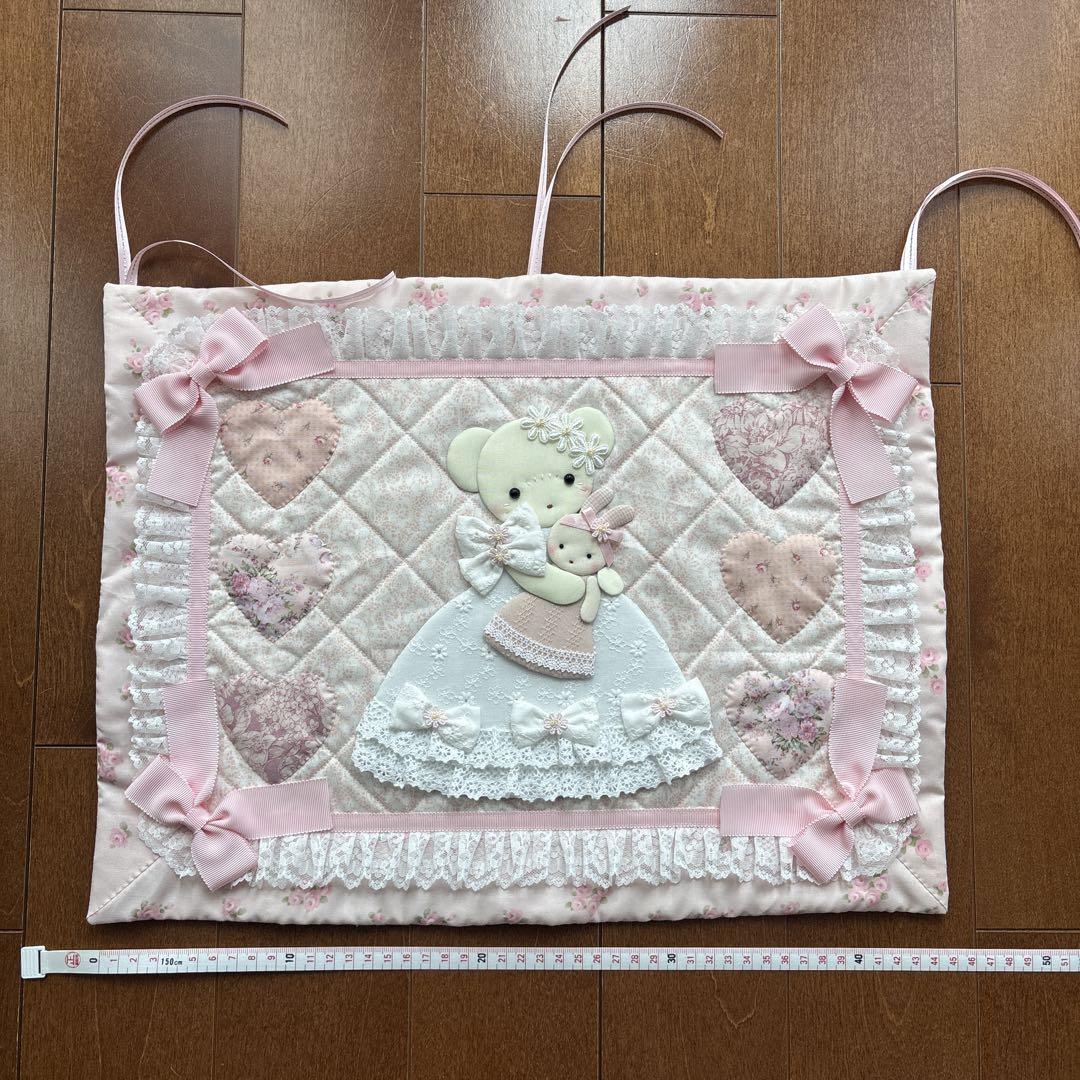 「あーにゃ」　ハンドメイド　小物入れ&タペストリーセット