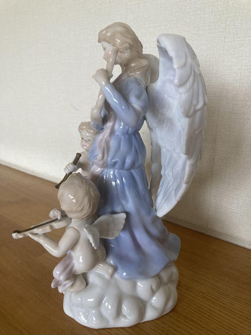 オルゴール付き天使の像　美品