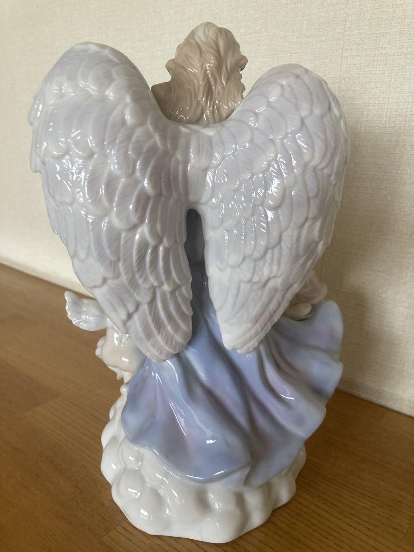 オルゴール付き天使の像　美品