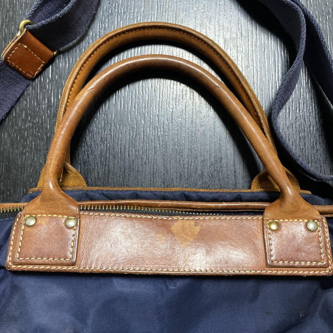 Felisi（フェリージ）ブリーフケース　BLUE×L.BROWN