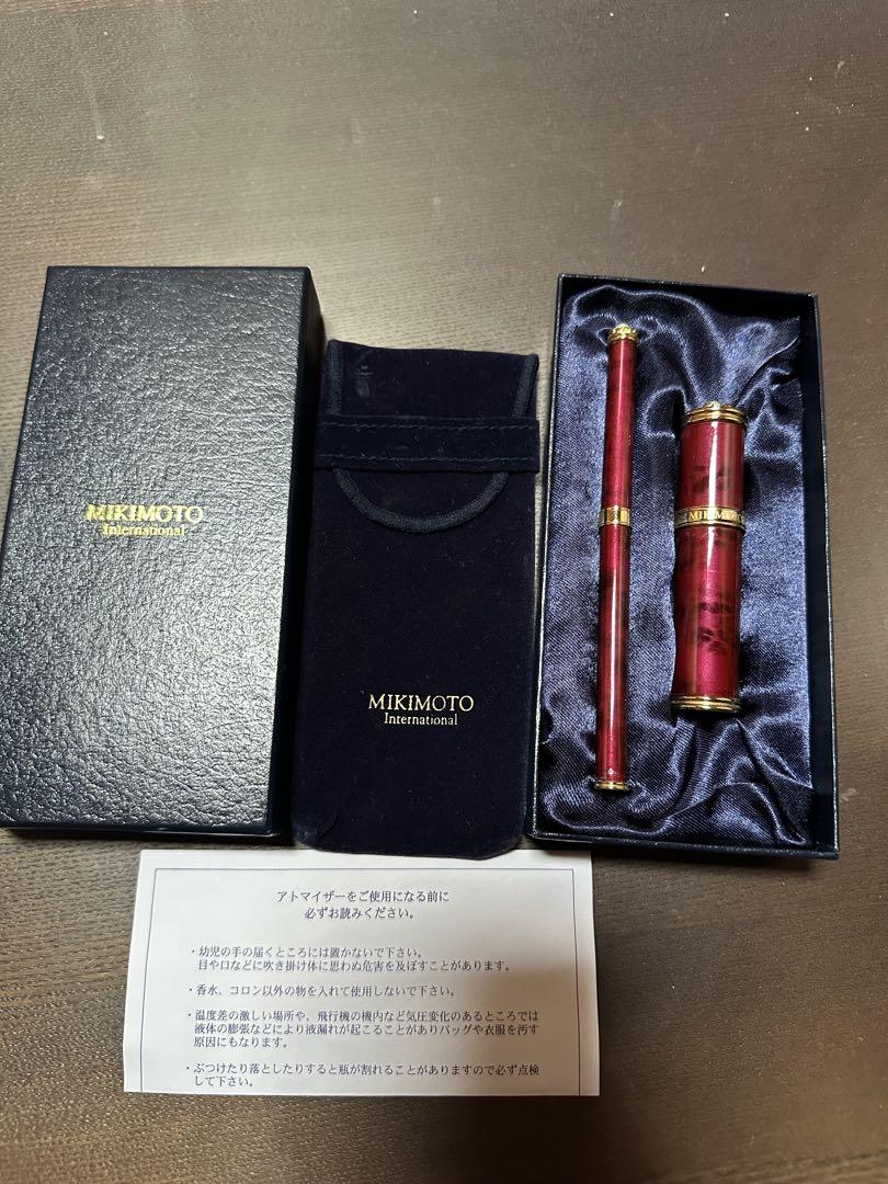 MIKIMOTO リップブラシ&アトマイザー　香水入れ　自宅保管 未使用 MIKIMOTO リップブラシ&アトマイザー 香水入れ 自宅保管 未使用