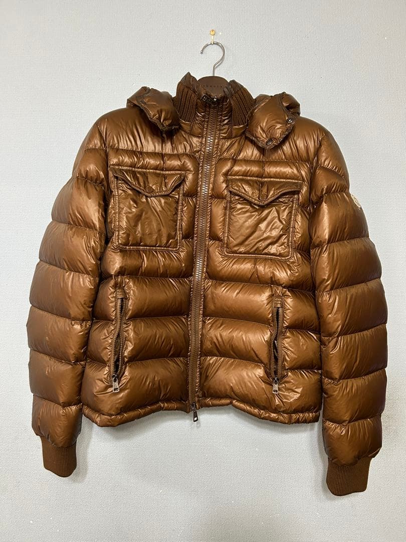 MONCLER フェドール ダウンジャケット 5 光沢ブラウン 正規品 MONCLER フェドール ダウンジャケット 5 光沢ブラウン 正規品