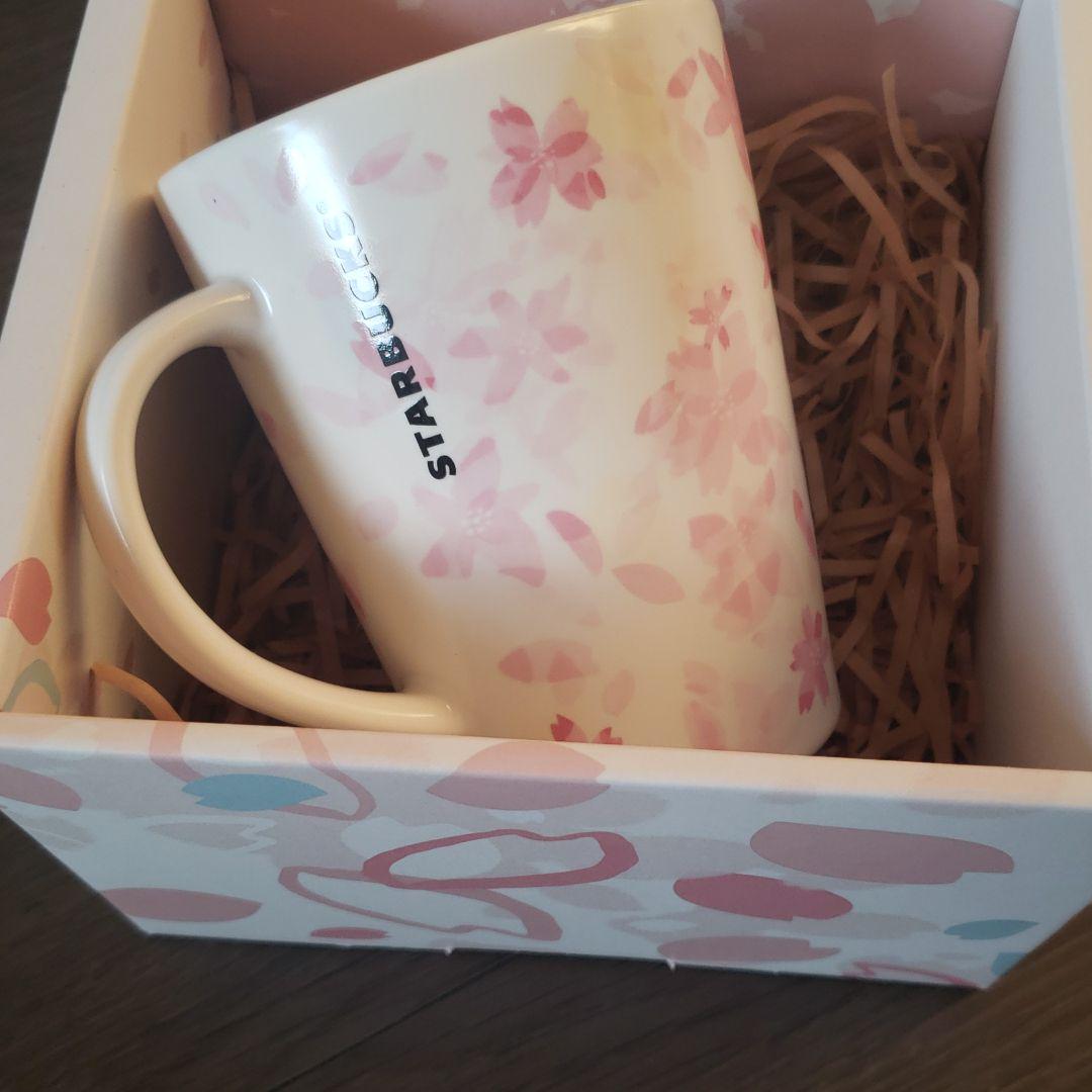 未使用。日本製マグ。スタバ桜シリーズ