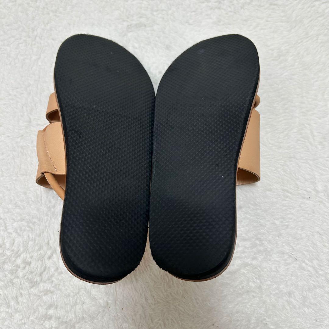 【美品】ナゴンスタンス　アシンメトリー　サンダル　38
