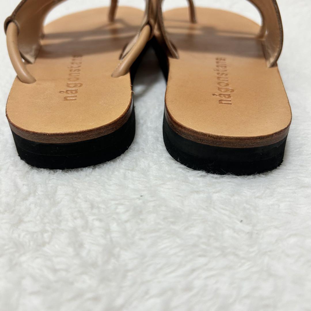 【美品】ナゴンスタンス　アシンメトリー　サンダル　38
