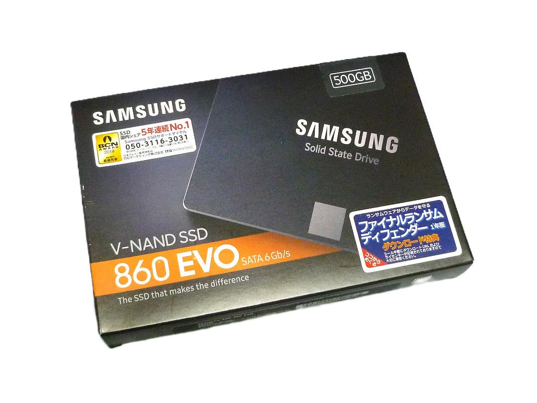 Samsung SSD 500GB 860EVO MZ-76E500B/EC ④