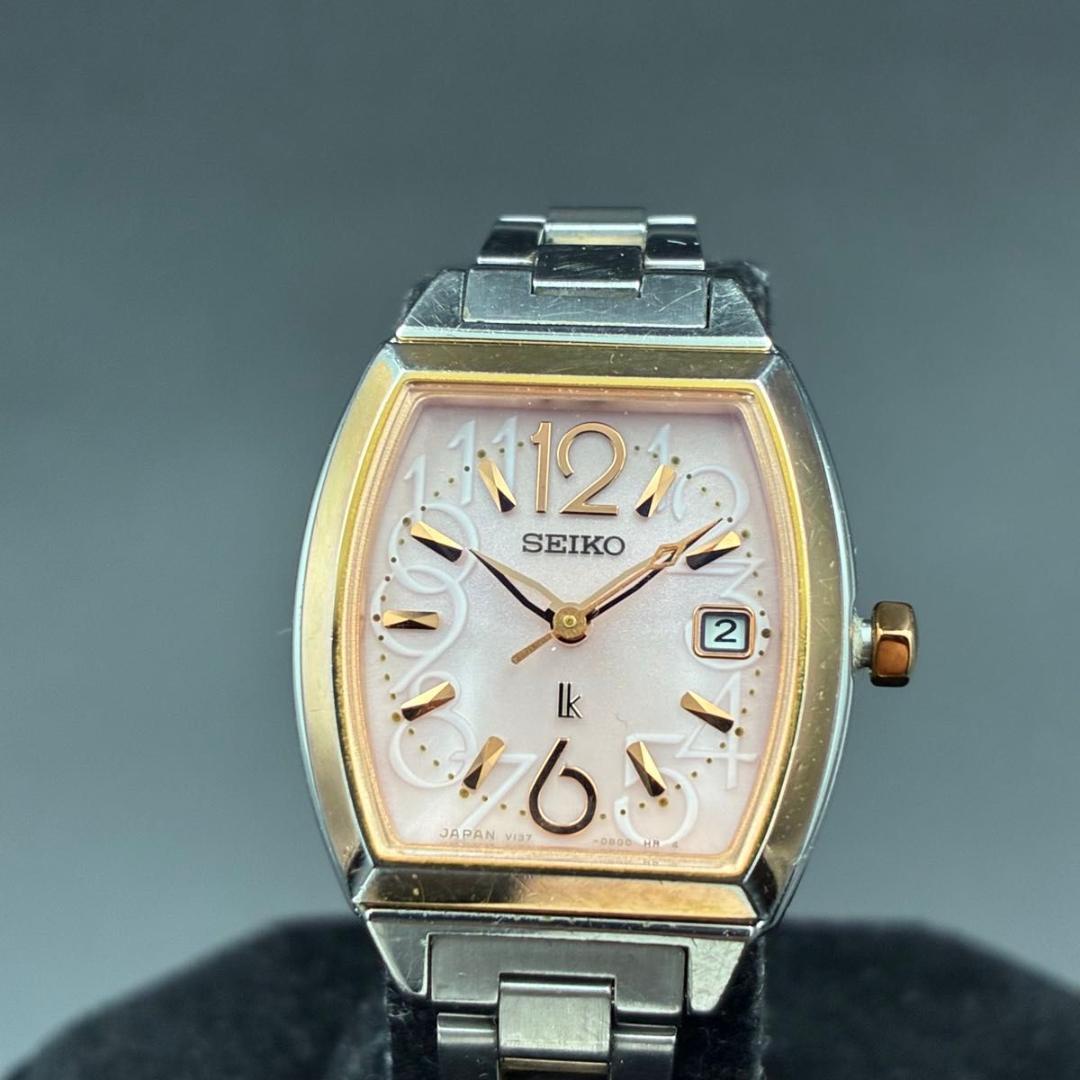 SEIKO セイコー ルキア V137-0AR0 デイト シルバー クォーツ