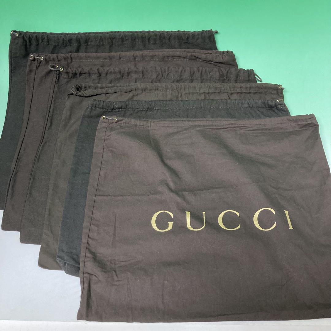 【グッチ/GUCCI】バッグ用保存袋 ダークブラウン 11枚まとめて【0732】