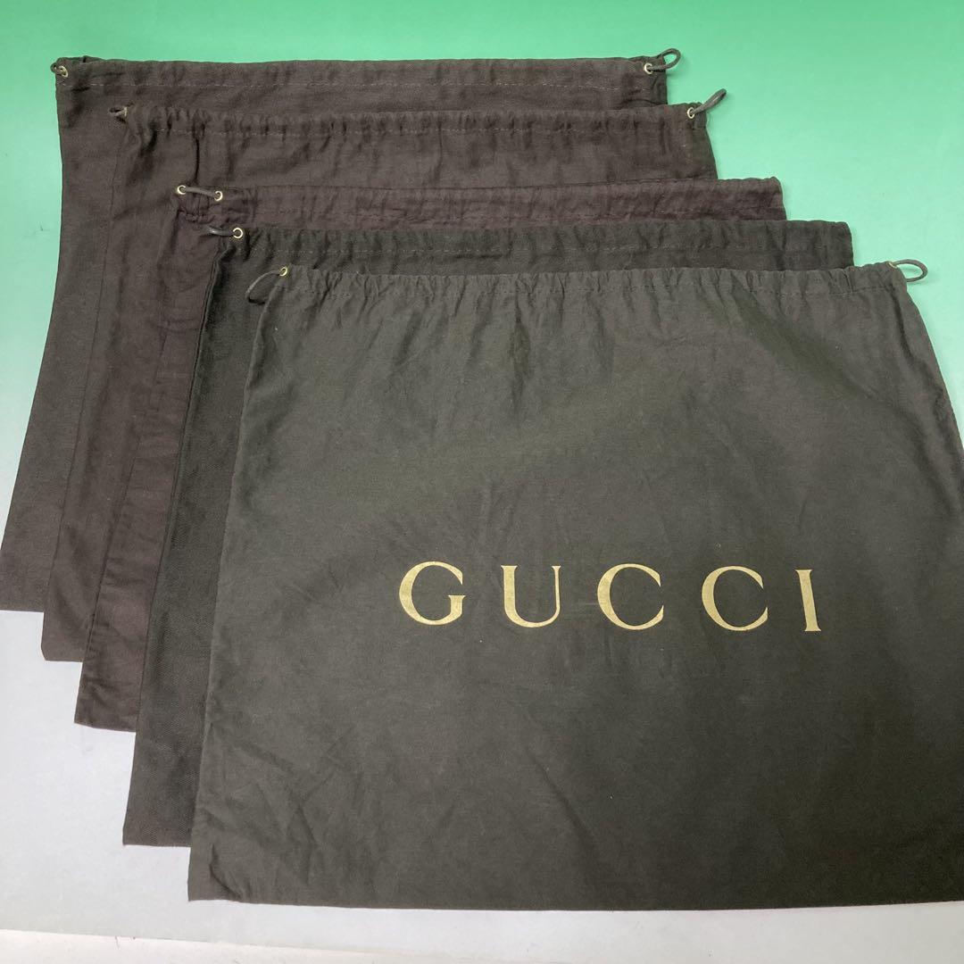 【グッチ/GUCCI】バッグ用保存袋 ダークブラウン 11枚まとめて【0732】