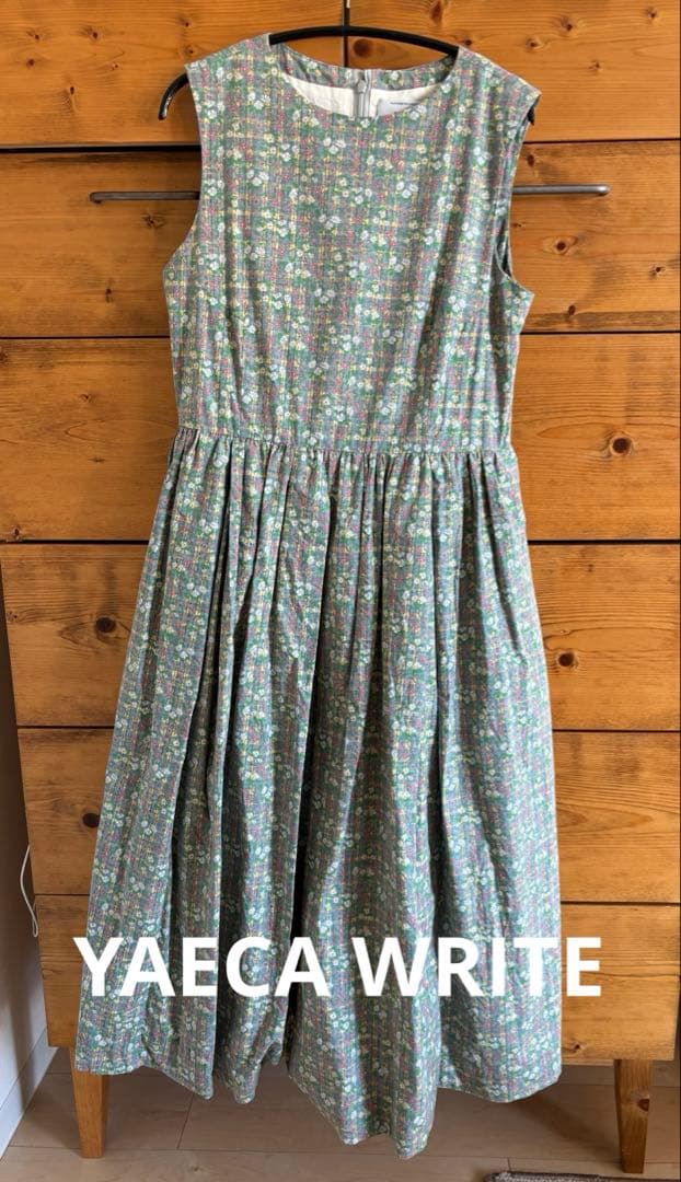 YAECA WRITE TUCK DRESS MARIA AND CHECKS YAECA