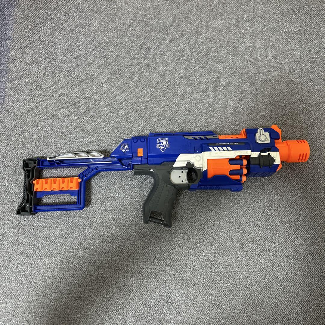 NERF トイガン 青 オレンジ モダンデザイン