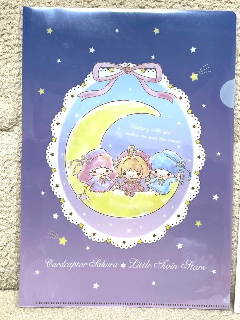 リトルツインスターズ クリアファイル ピンク MDS BtoB |#ショウワノート(国内販売のみ） ファイル A4クリア