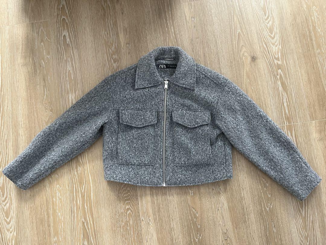 完売品 ZARA ブークレ クロップド ジャケット 完売品 ZARA ブークレクロップド ジャケット - メルカリ