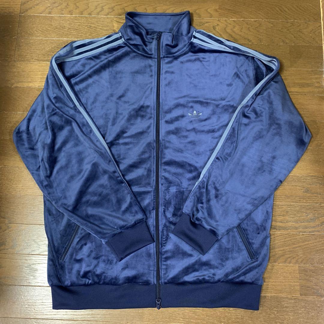 adidas ベロアトラックジャケット 2XL ネイビー 未使用BE:FIRST adidas ベロアトラックジャケット 2XL ネイビー 未使用BE:FIRST