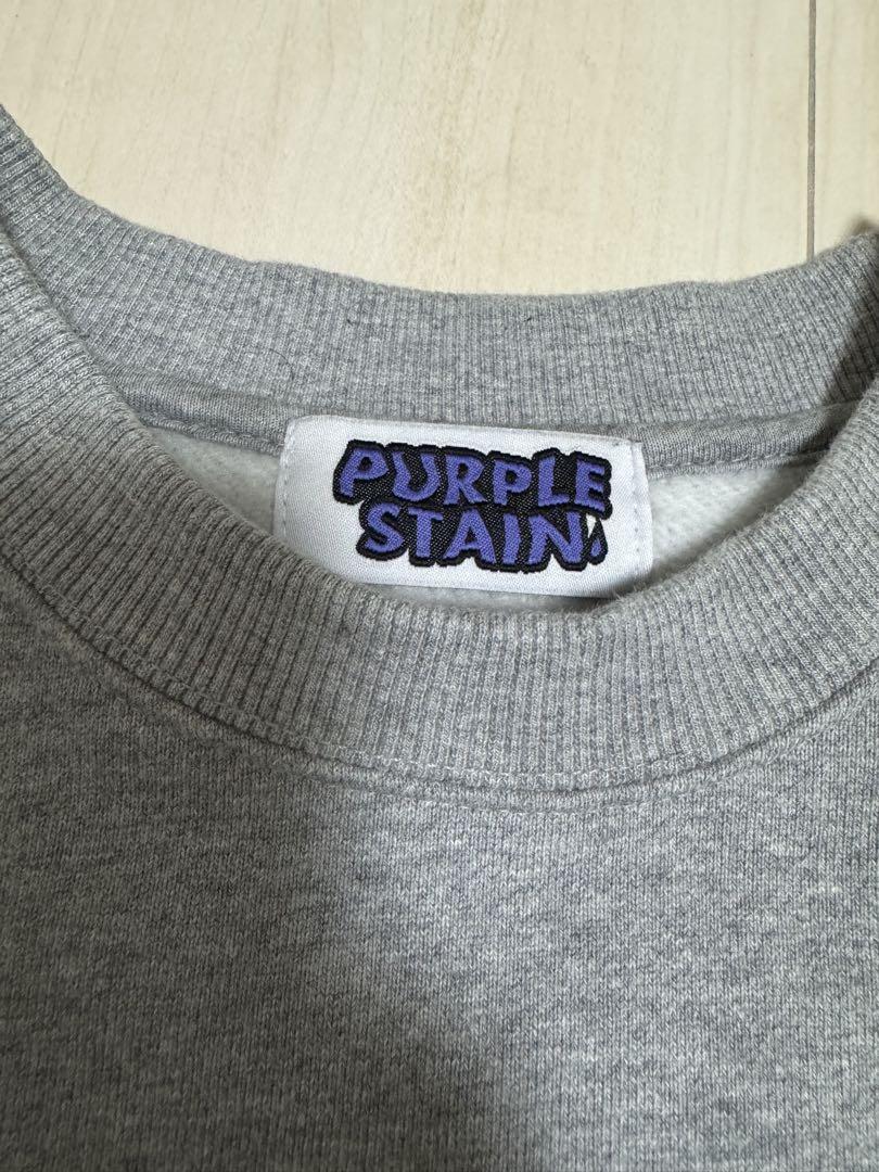 only u着用　purple stainスウェット　nubian