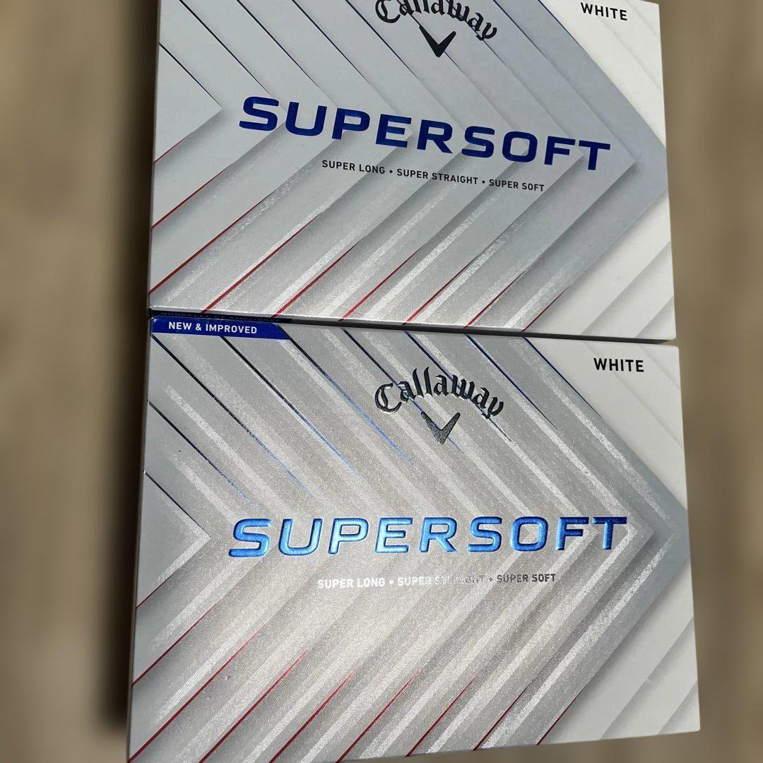 Callaway Supersoft ホワイト 4個入り 2箱セット