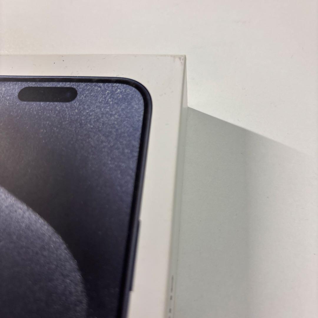 iPhone15Pro SIMフリー　シムフリー　ブルー　チタニウム　128GB