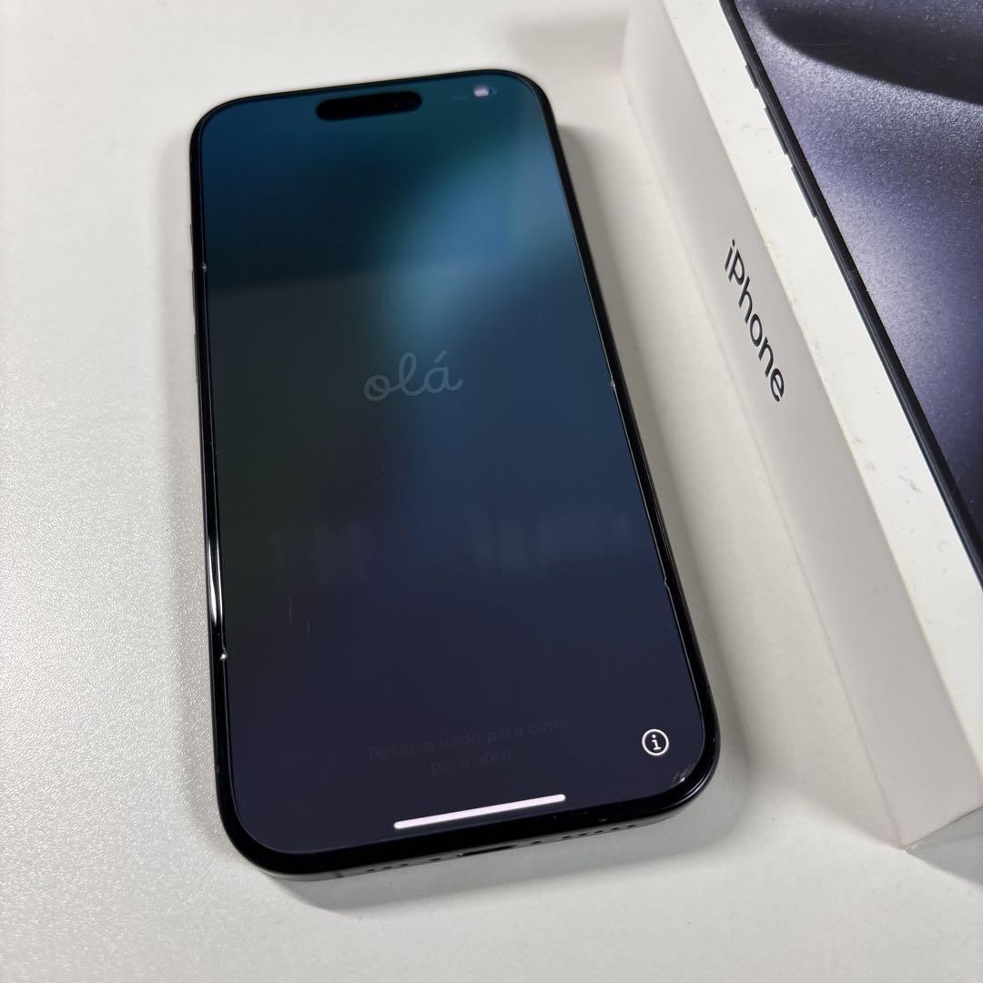 iPhone15Pro SIMフリー　シムフリー　ブルー　チタニウム　128GB