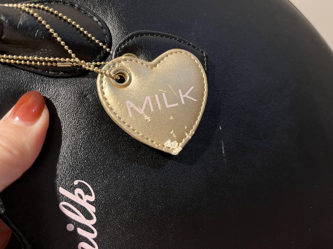MILK ハートバッグ 黒 40th