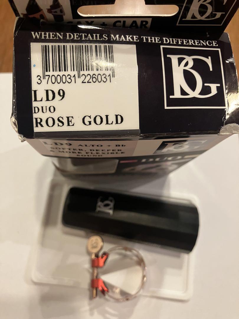 【値下げ交渉可】BG DUO LD9 ローズゴールド サックスリガチャー Amazon | BG DUO リガチャー アルトサックス/クラリネット