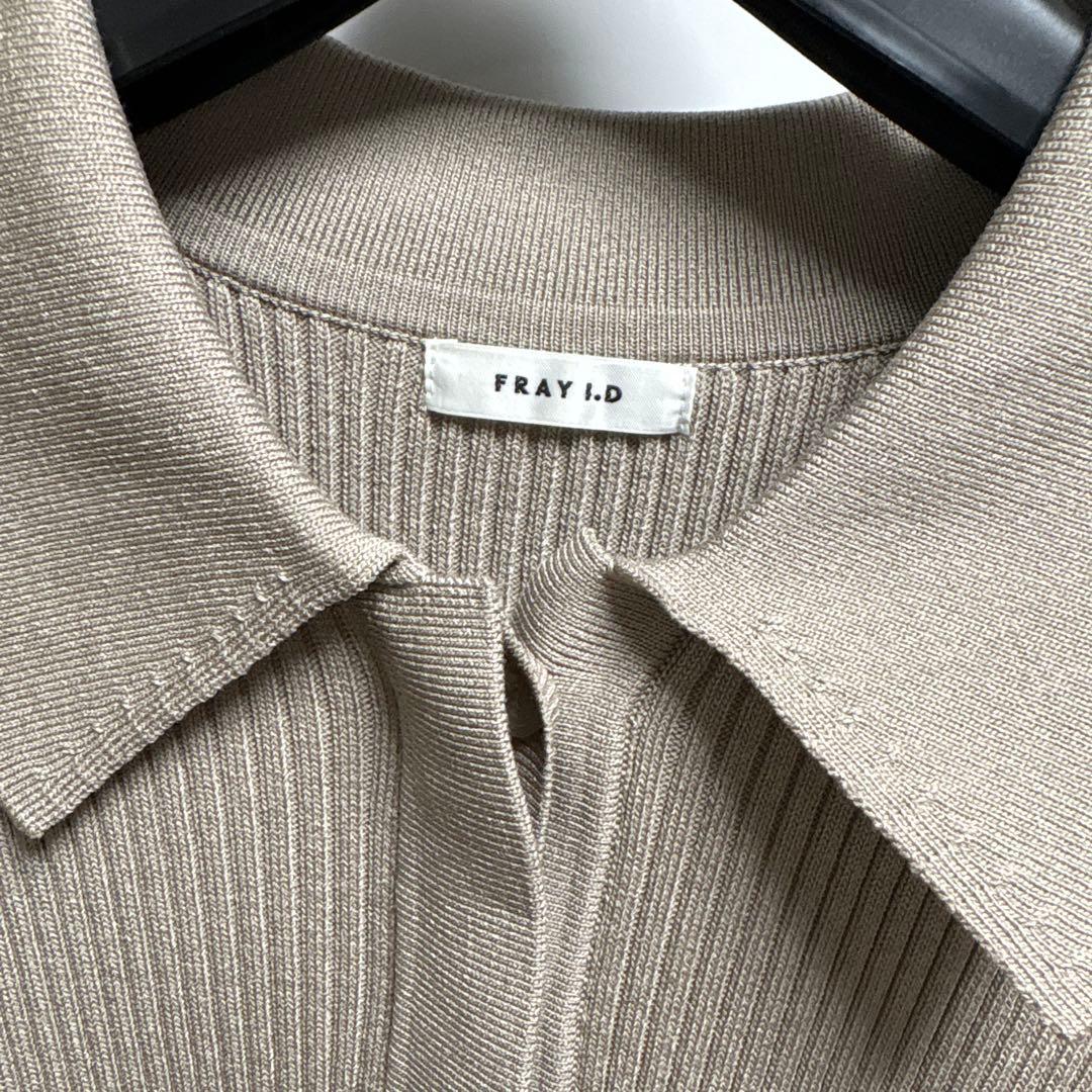 FRAY I.D ポロカラーニットワンピース FRAY I.D ポロカラーニットワンピース