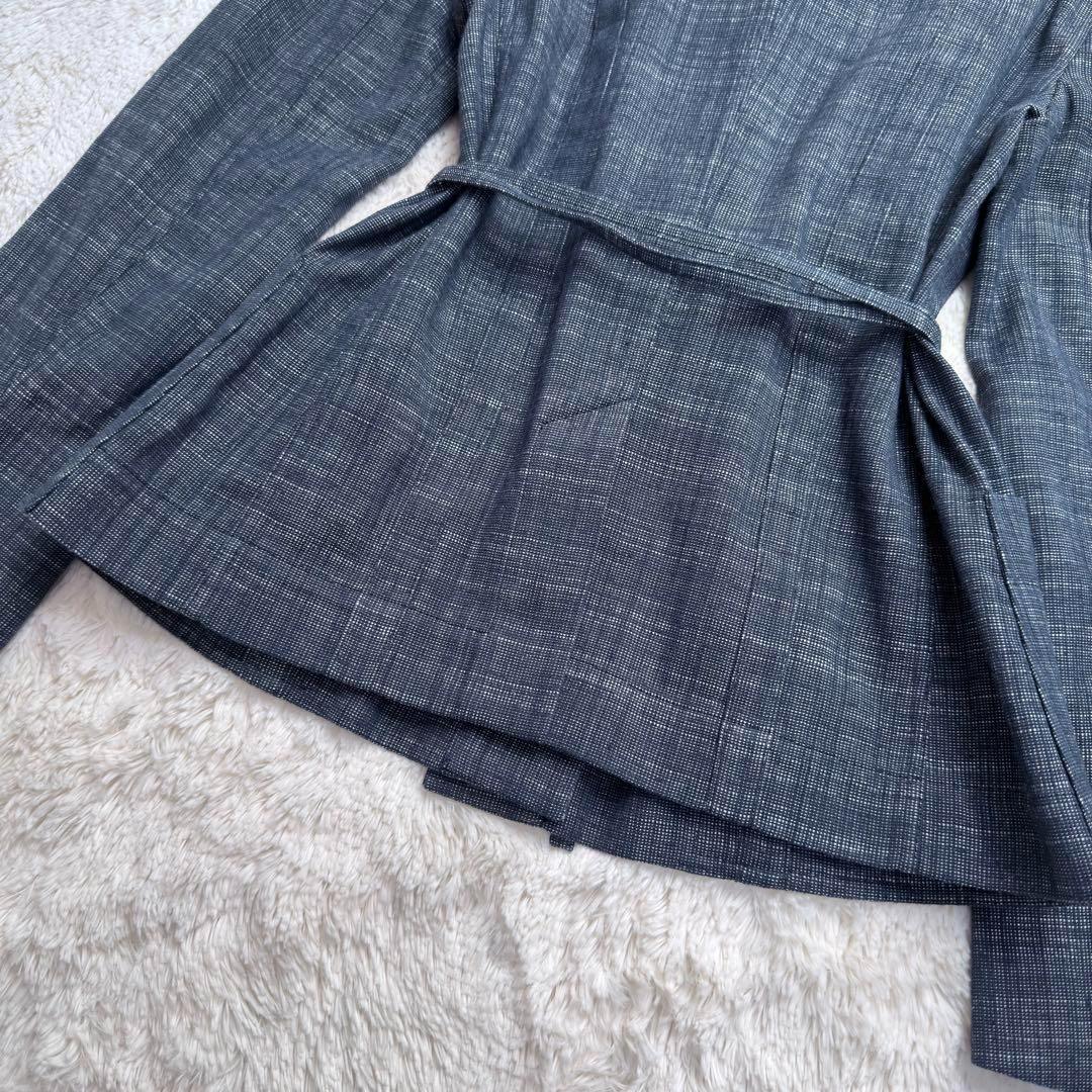21SS⭐️未使用級⭐️クリスチャンディオール　バージャケット　紺　和服　S