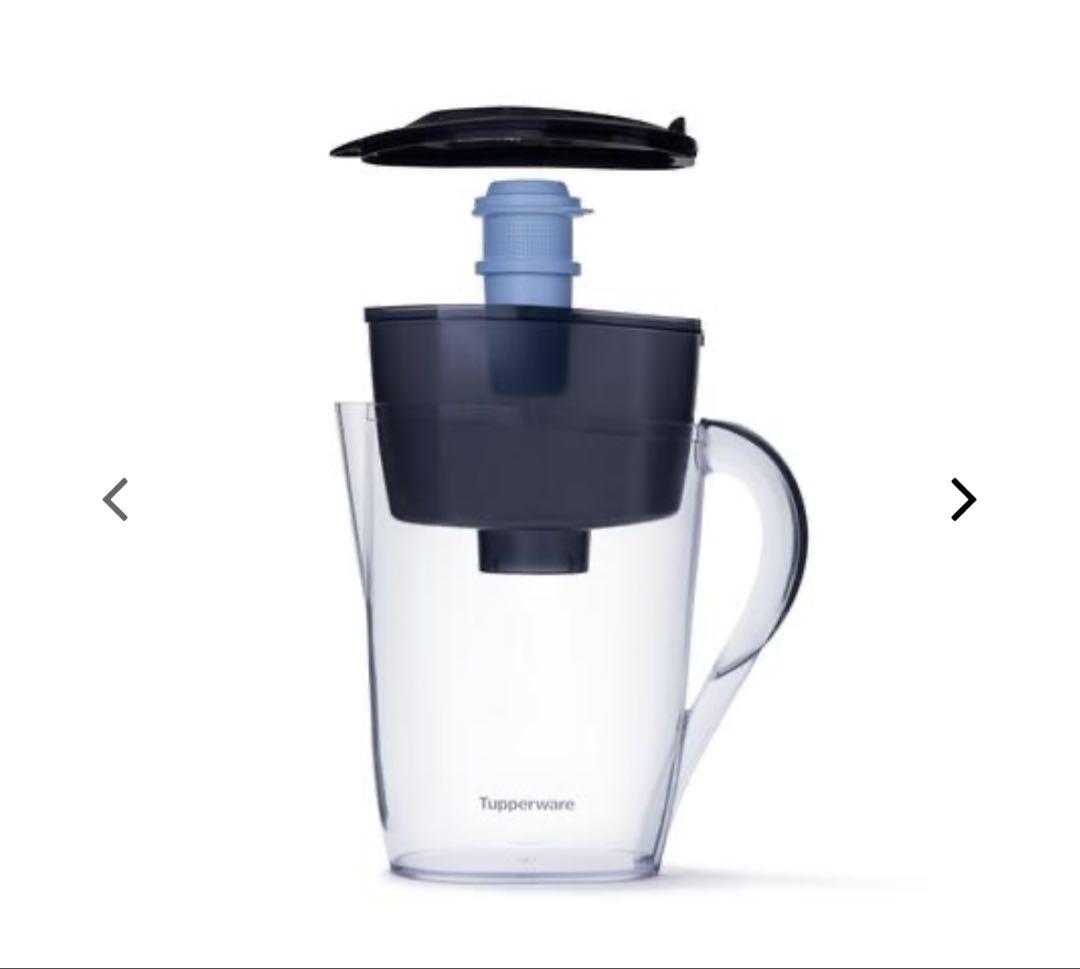 男女兼用 タッパーウェア ウォータ ピュア＆サーブ ポット型洗浄器 浄水器・整水器