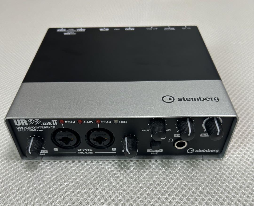 YAMAHA UR22mkII オーディオインターフェース 美品 動作品　DTM