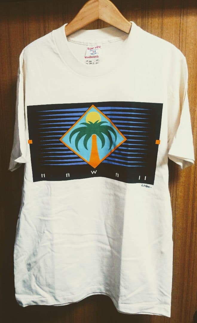 未使用 USA製 90s80s Woolworth HAWAII Tシャツ