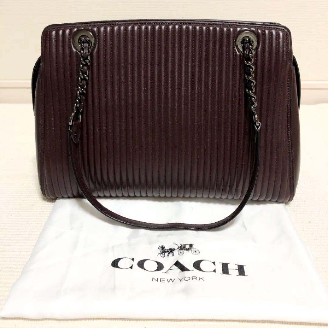 れなし 希少 COACH コーチ ハンドバッグ ショルダーバッグ レザー キルティング EVHgL-m31881137723 けしますが