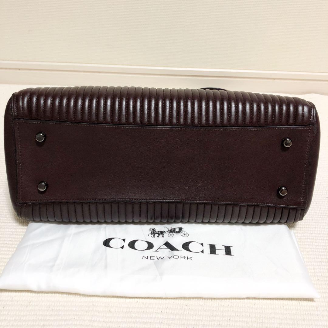 れなし 希少 COACH コーチ ハンドバッグ ショルダーバッグ レザー キルティング EVHgL-m31881137723 けしますが