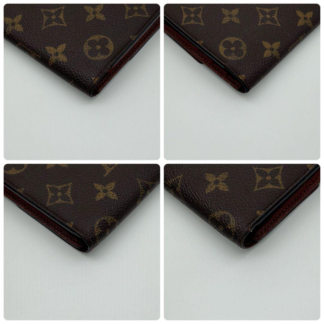 LOUIS VUITTON】三つ折り長財布 モノグラムマット ポルトトレゾール
