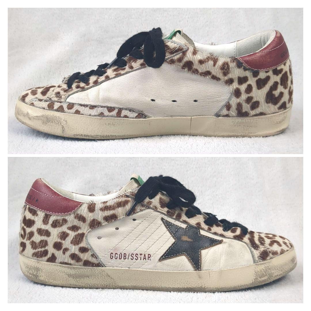 GOLDEN GOOSE ゴールデングース スニーカー レザー レオパード 39