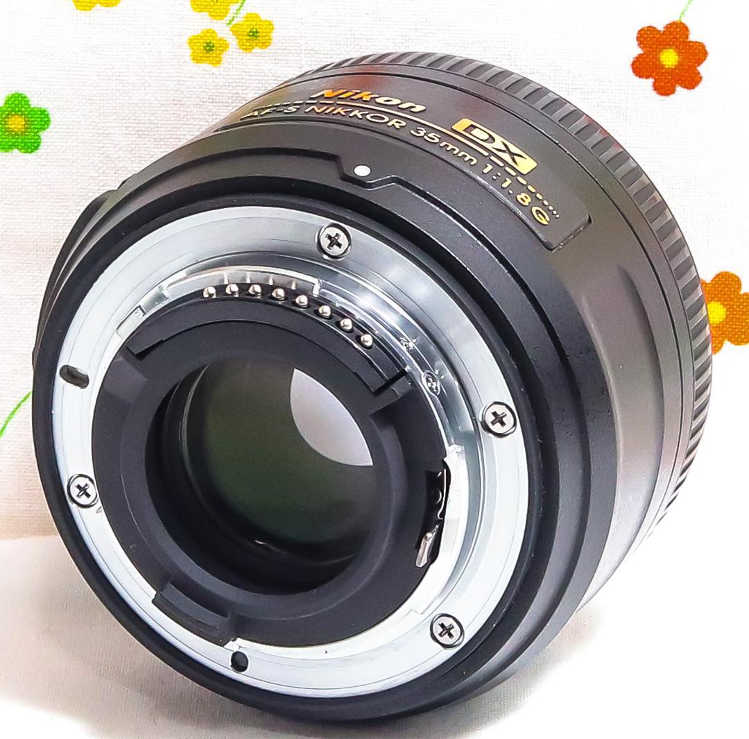 美品 Nikon NIKKOR 35mm f1.8☆単焦点レンズ☆レンズフード付