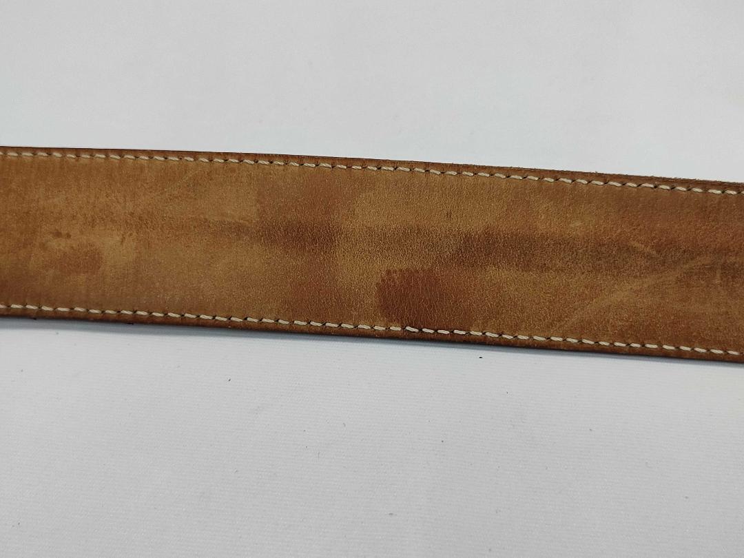 LOEWE ベルト 85cm 黒 プレート式金具 メンズ対応 545