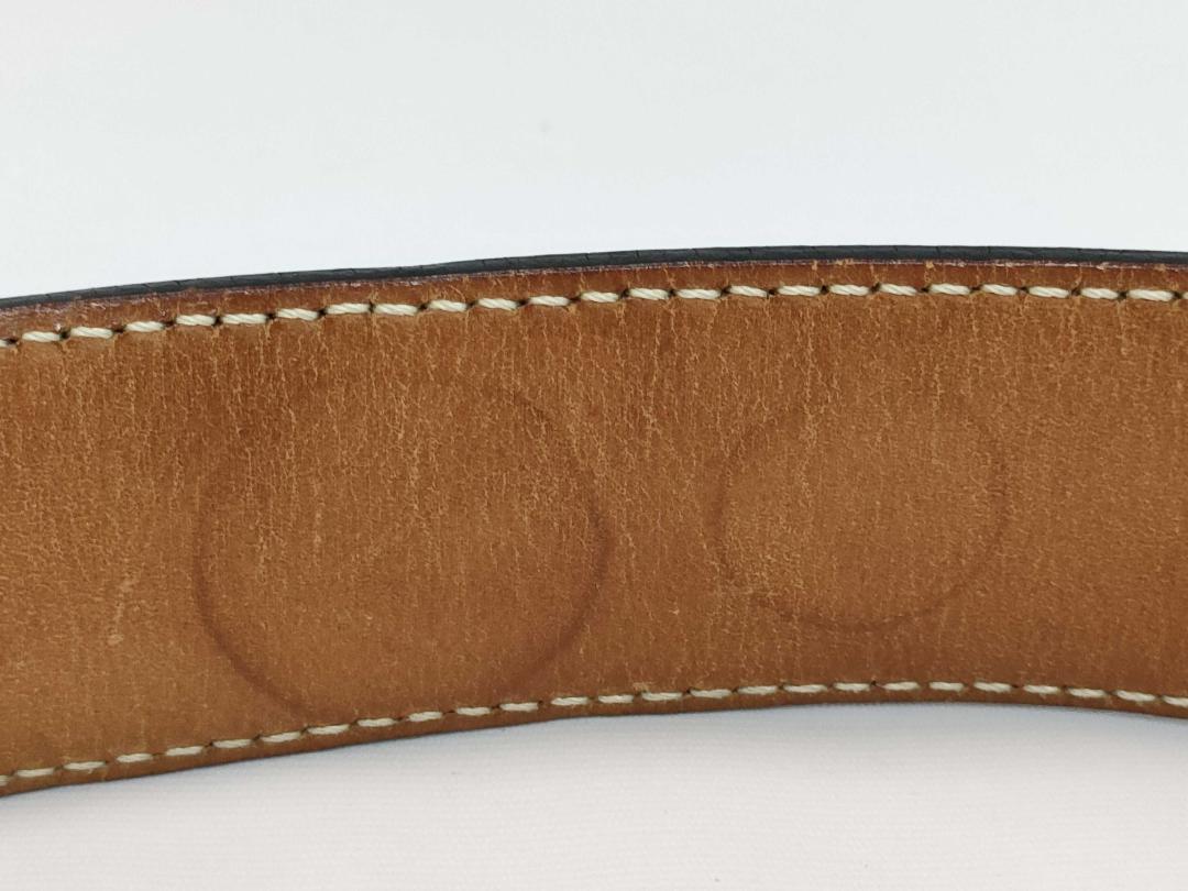 LOEWE ベルト 85cm 黒 プレート式金具 メンズ対応 545