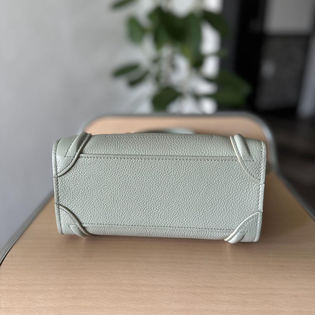 セリーヌ CELINE ラゲージナノショッパー グリーン系 楽天市場】セリーヌ ラゲージ グリーン（バッグ｜バッグ・小物