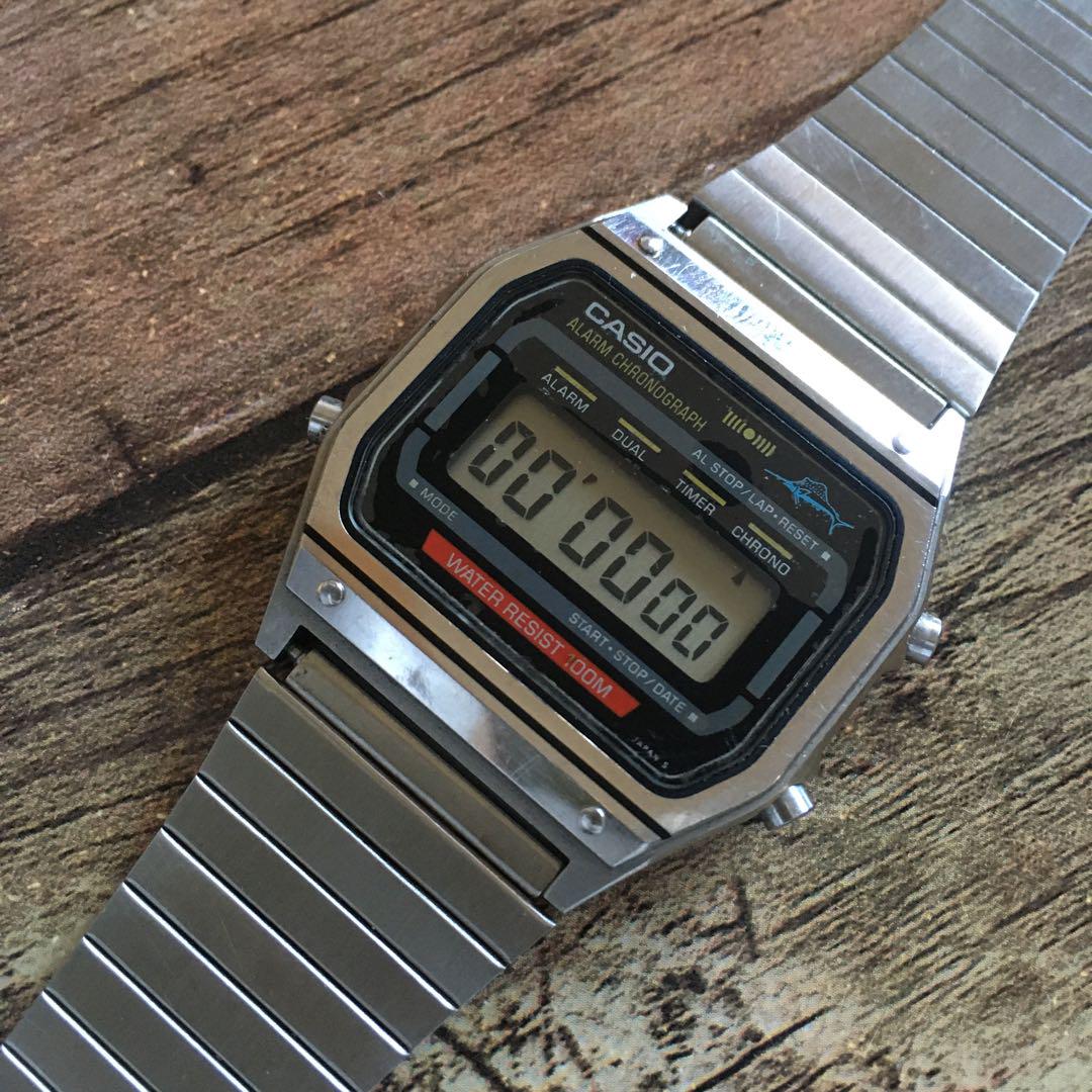 レア◇中古動品◇WS-740◇カシオ デジタル カジキマグロ