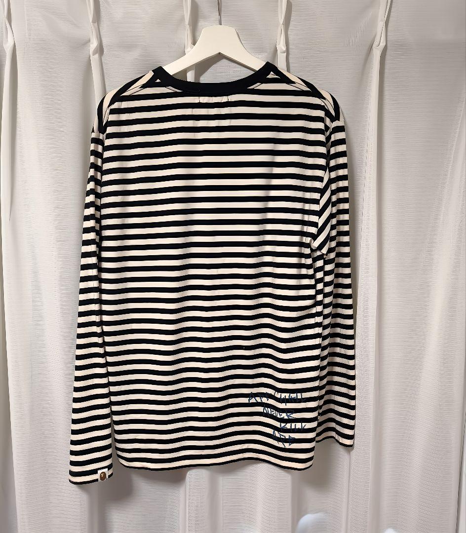 最終値下げ A BATHING APE ボーダーロンT