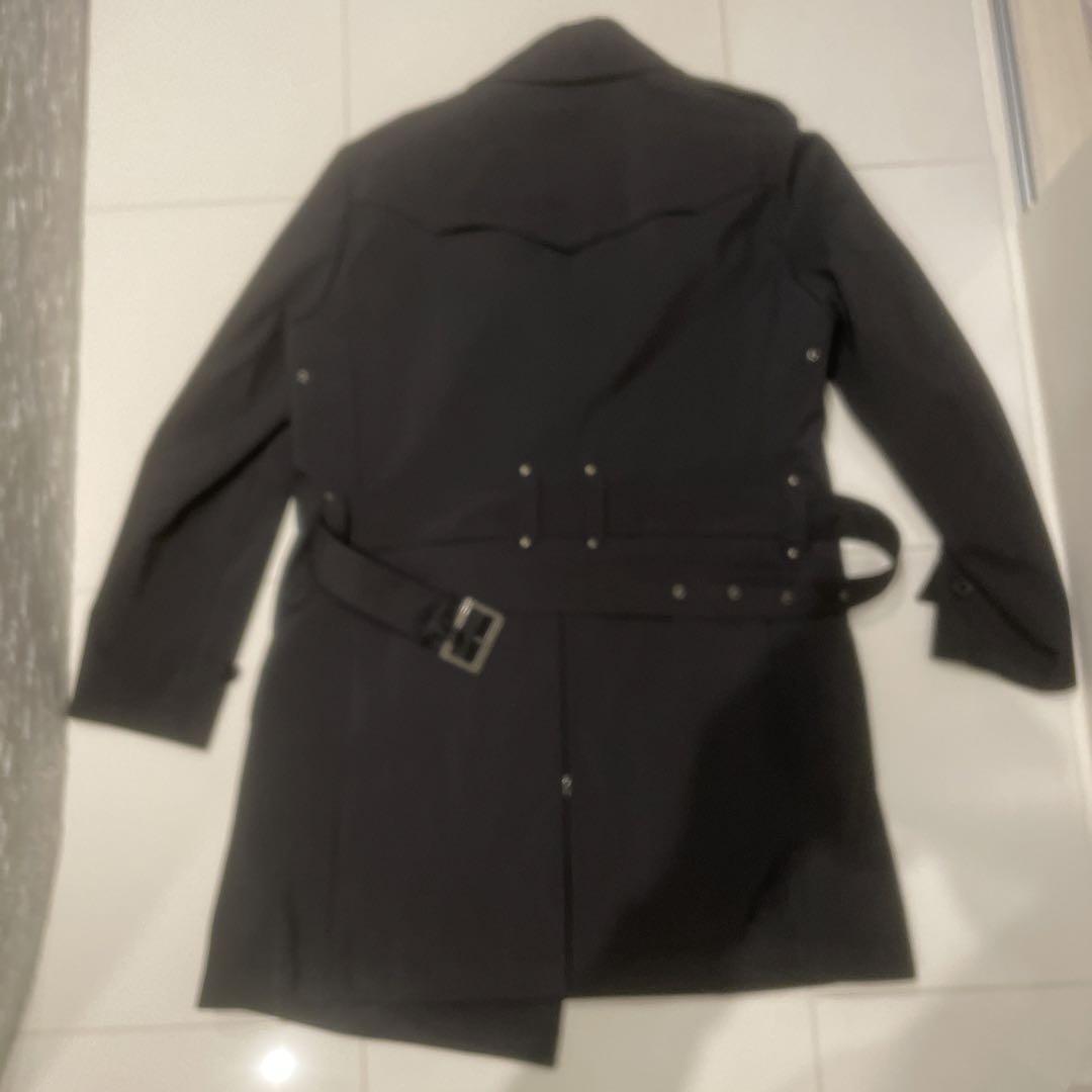 メンズ　トレンチ　コート　取り外し可能 LURAKU トレンチコート コート 「LURAKU」Collar Switch Long