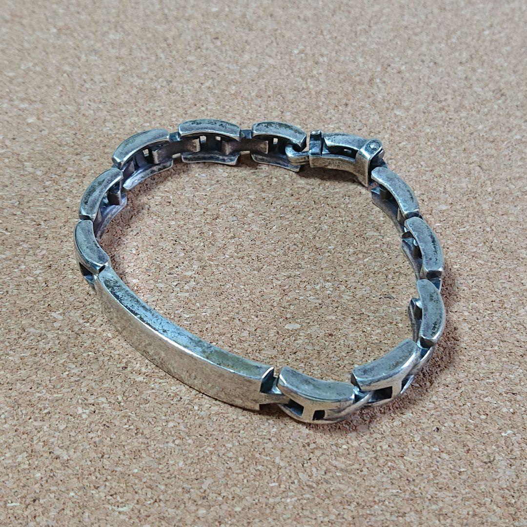 WW2 1940s 超重量級 IDブレスレット sterling シルバー 銀やや傷や汚れあり