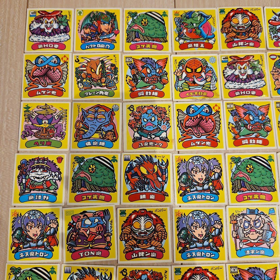 旧ビックリマンシール 悪魔VS天使シール 悪 98枚まとめ売り 黄色
