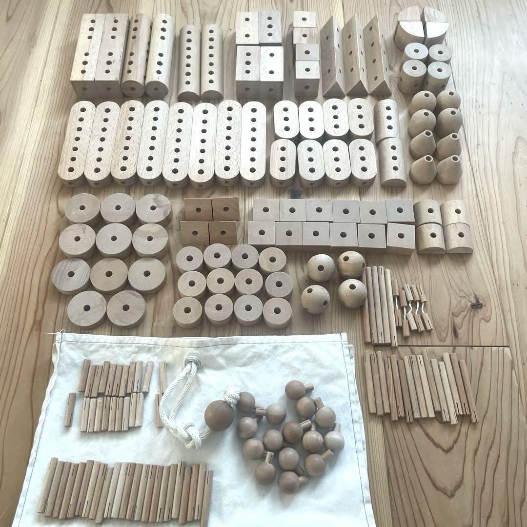知育玩具】 童具館 くむくむ 積み木 和久洋三さん 木育 知育